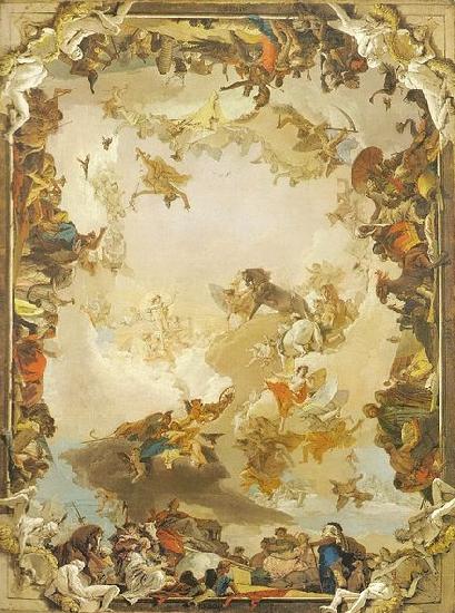 Giovanni Battista Tiepolo Allegory of the Planets and Continents